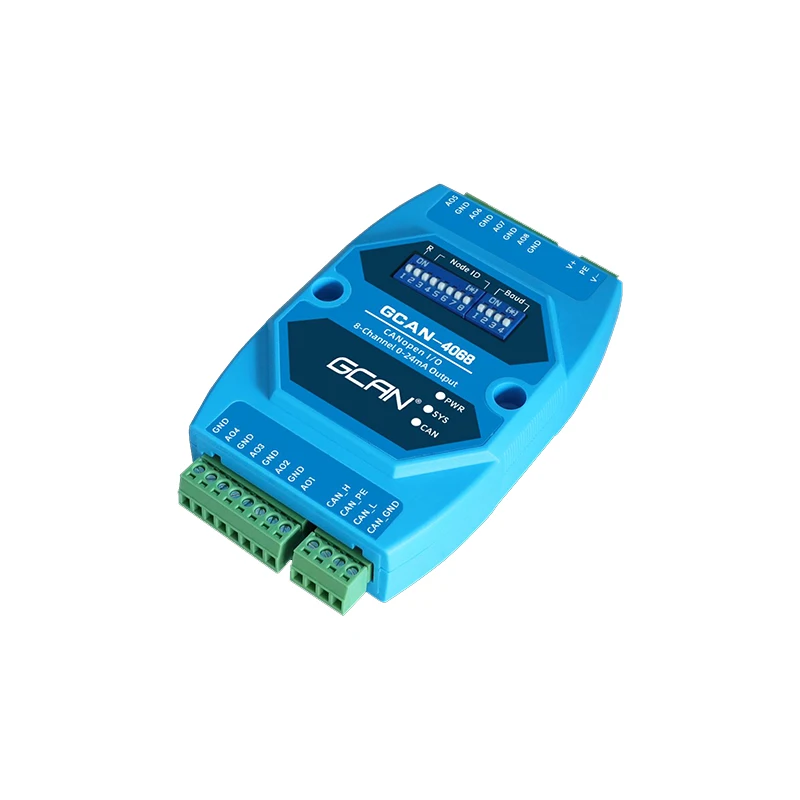 

8-Channel 4-20MA Current Output IO Coupler Analog Signal Output Tool with CANopen Interface for High Stability