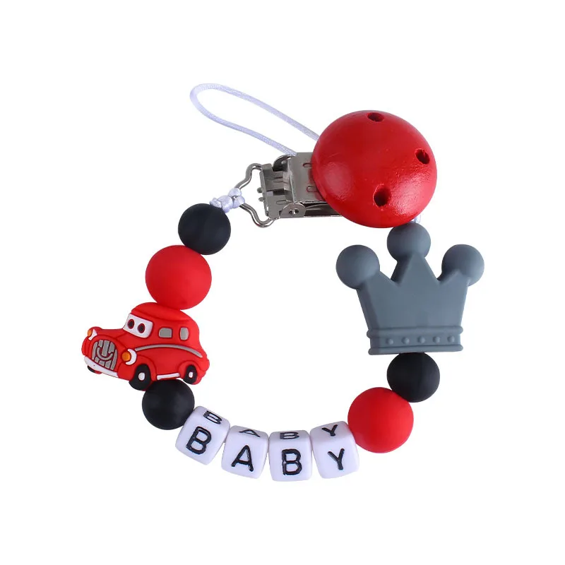 Free Custom Personalized Name Baby Pacifier Clips Silicone Crown Nipple Chain Holder Car Anti-drop Pacifier Chain Dummy Clips
Free Custom Personalized Name Baby Pacifier Clips Silicone Crown Nipple Chain Holder Car Anti-drop Pacifier Chain Dummy Clips