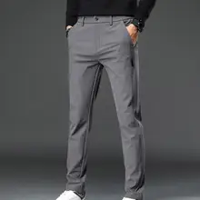 Autumn Men's Casual Pants Men Pants Slim Fit Work Elastic Waist Black Grey Light Jogging Trousers Male Straight Pants Daily Wear
Autumn Men's Casual Pants Men Pants Slim Fit Work Elastic Waist Black Grey Light Jogging Trousers Male Straight Pants Daily Wear