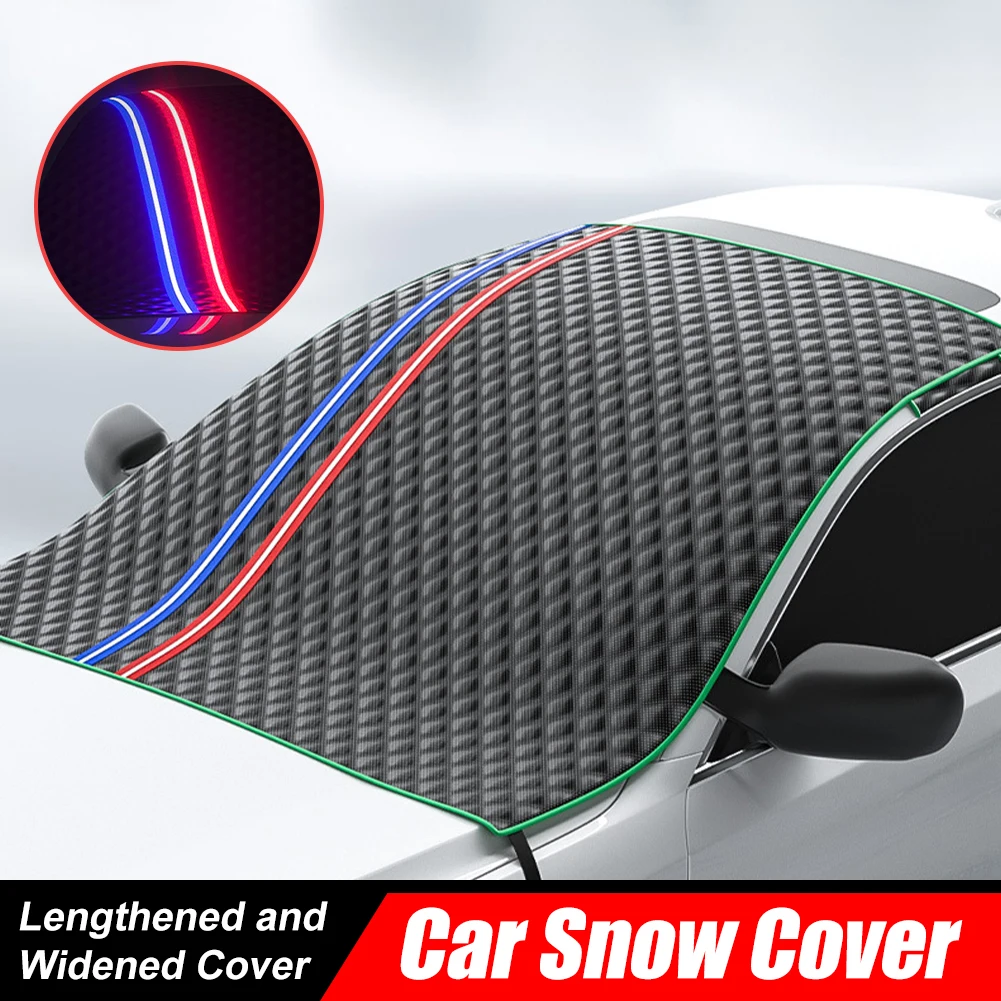 Car Snow Cover Thickened Cotton Stuffing Windshield Cover with Side Mirror Cover Protector for Snow Ice Frost Rain 166*104cm
Car Snow Cover Thickened Cotton Stuffing Windshield Cover with Side Mirror Cover Protector for Snow Ice Frost Rain 166*104cm