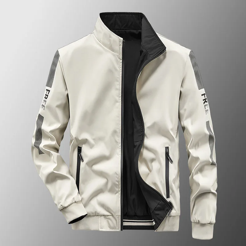 Drop Shipping New Business Men Jacket Zipper Coat Spring Autumn Stand Collar Plus Size Slim Zipper Pocket Jackets
Drop Shipping New Business Men Jacket Zipper Coat Spring Autumn Stand Collar Plus Size Slim Zipper Pocket Jackets