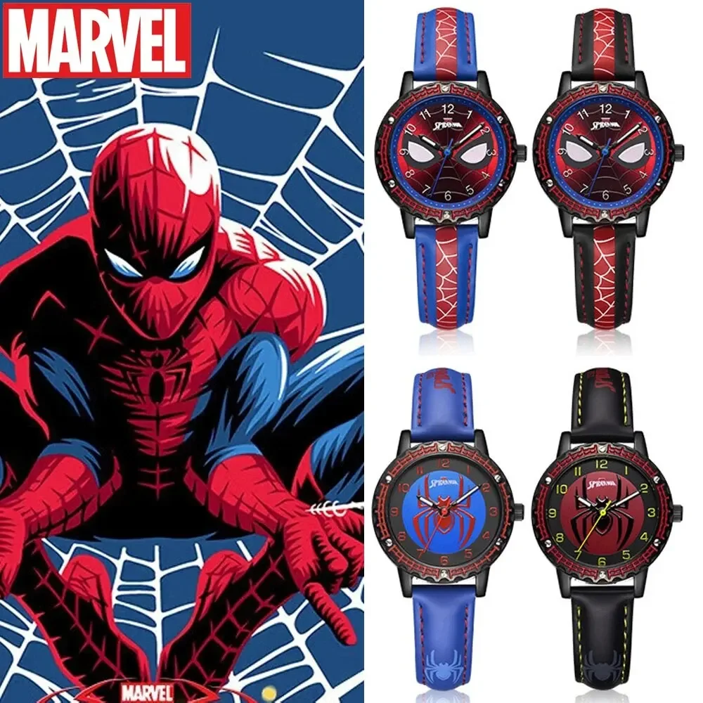 Marvel Spider Man Children Watches for Boys Leather Quartz Kids WristWatch School Student Clock Gifts Relogio Infantil Montre
Marvel Spider Man Children Watches for Boys Leather Quartz Kids WristWatch School Student Clock Gifts Relogio Infantil Montre