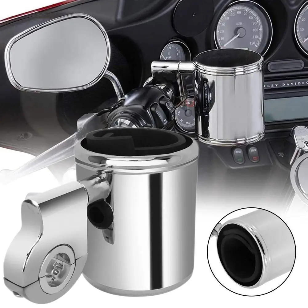 Motorcycle Water Cup Holder Multifunctional Cup Holder With Drainage Hole For 7/8 To 11/4 Inches Handlebar
Motorcycle Water Cup Holder Multifunctional Cup Holder With Drainage Hole For 7/8 To 11/4 Inches Handlebar