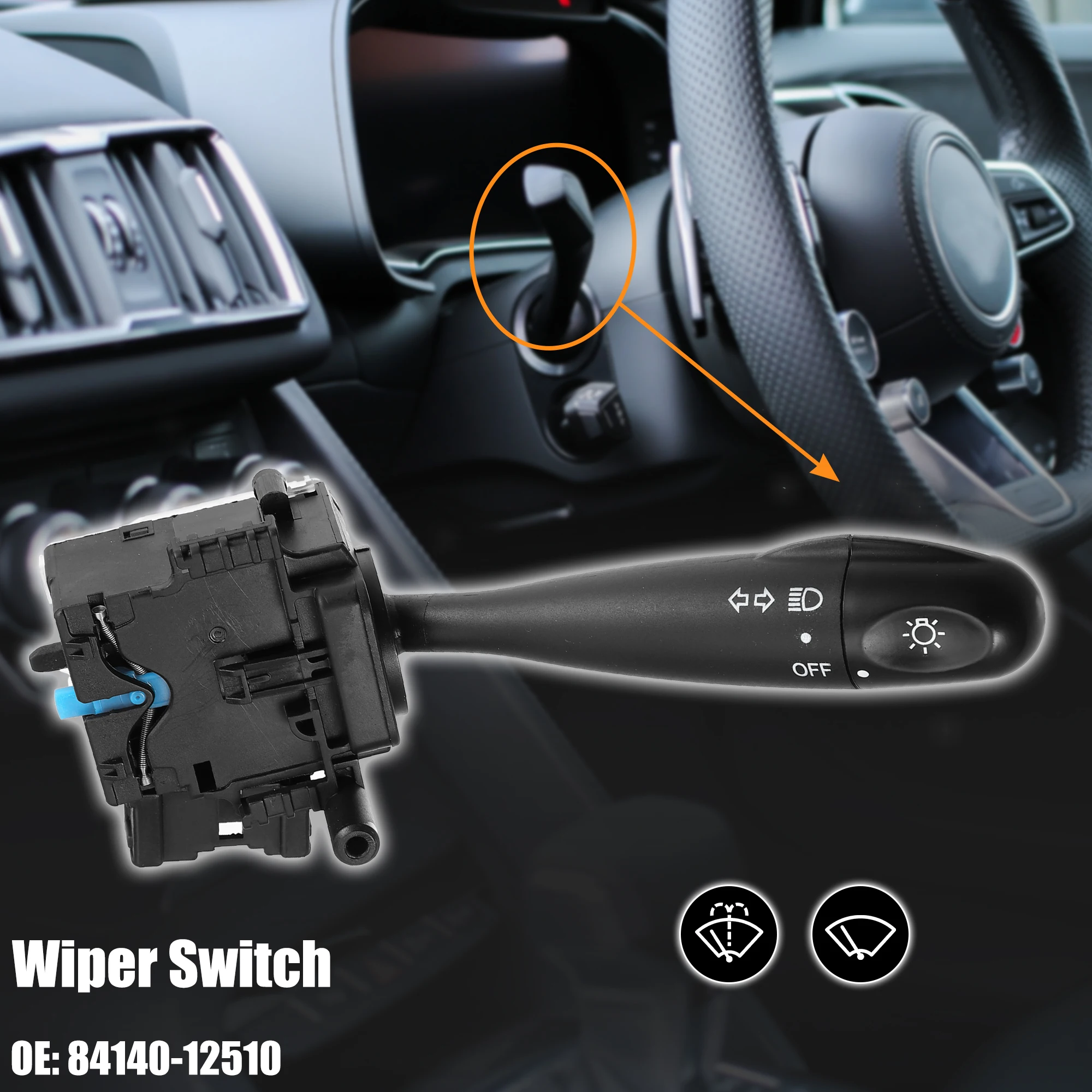 X Autohaux Автомобильная рулевая колонка, переключатель поворота, комбинированный переключатель круиз-контроля 8414012510 для Toyota 1999-2006, аксессуары
X Autohaux Автомобильная рулевая колонка, переключатель поворота, комбинированный переключатель круиз-контроля 8414012510 для Toyota 1999-2006, аксессуары