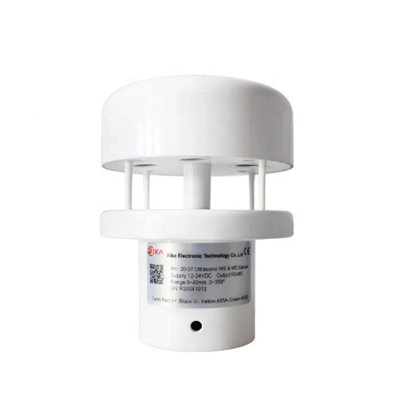 RK120-07 Mini RS485 Ultrasonic Wind Speed and Direction Meter Transducer Transmitter 4-20mA 0-5V 
RK120-07 Mini RS485 Ultrasonic Wind Speed and Direction Meter Transducer Transmitter 4-20mA 0-5V