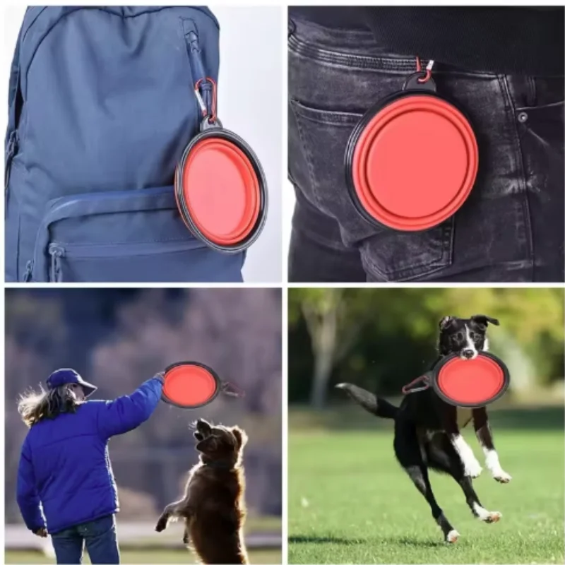 Durable TPR Portable Pet Food Bowl Collapsible Travel Bowl Durable TPR Portable Pet Food Bowl Collapsible Travel Bowl