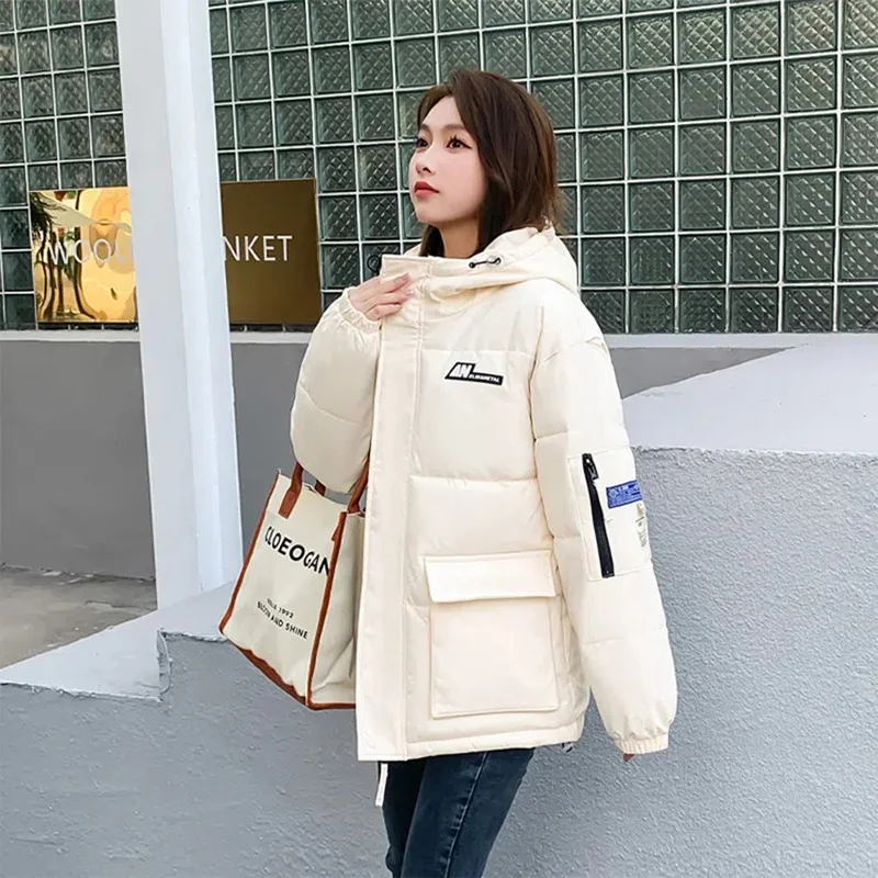 Parkas Women 2022 Winter New Korean Loose All-match College Style Down Cotton Jacket Female Casual Hooded Thick Padded Coat
Parkas Women 2022 Winter New Korean Loose All-match College Style Down Cotton Jacket Female Casual Hooded Thick Padded Coat