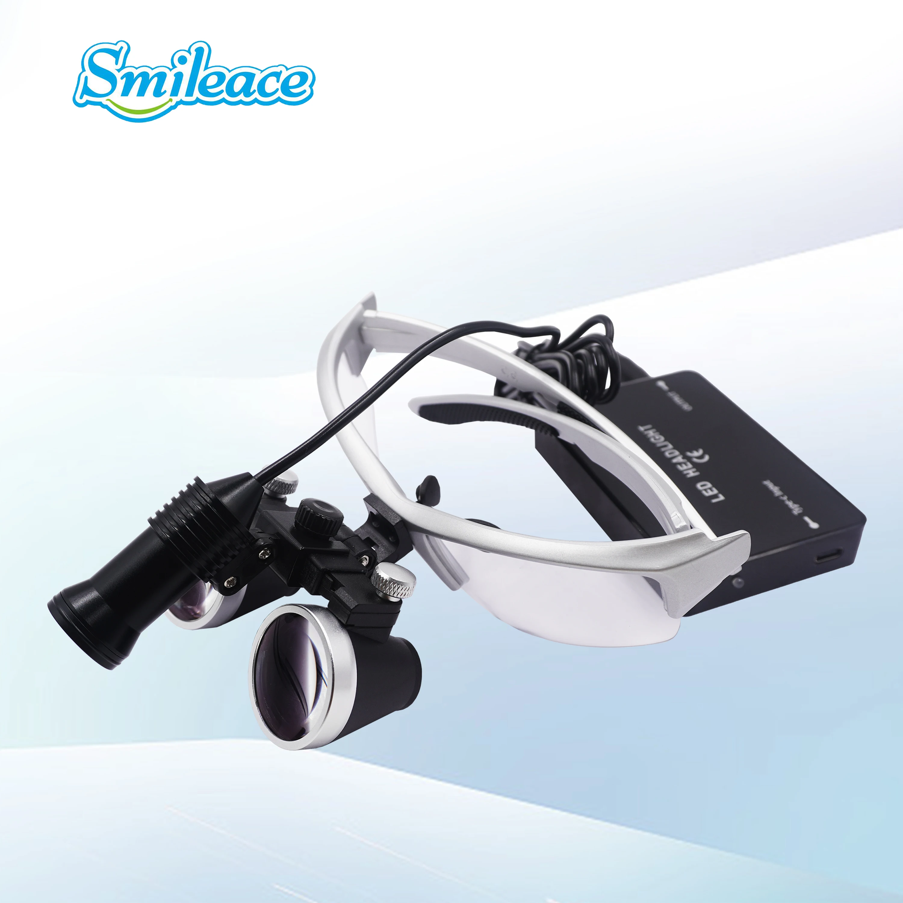 

Dental Loupes Magnifier Dental Lab Medical Loupes Magnification Binocular 2.5 / 3.5x Headlight 5W LED Headlamp for Surgical