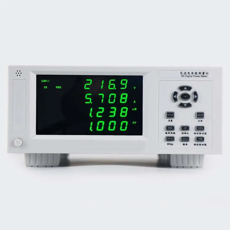High Precision AC Parameter Measuring Instrument Voltage Current Power Factor Display
High Precision AC Parameter Measuring Instrument Voltage Current Power Factor Display