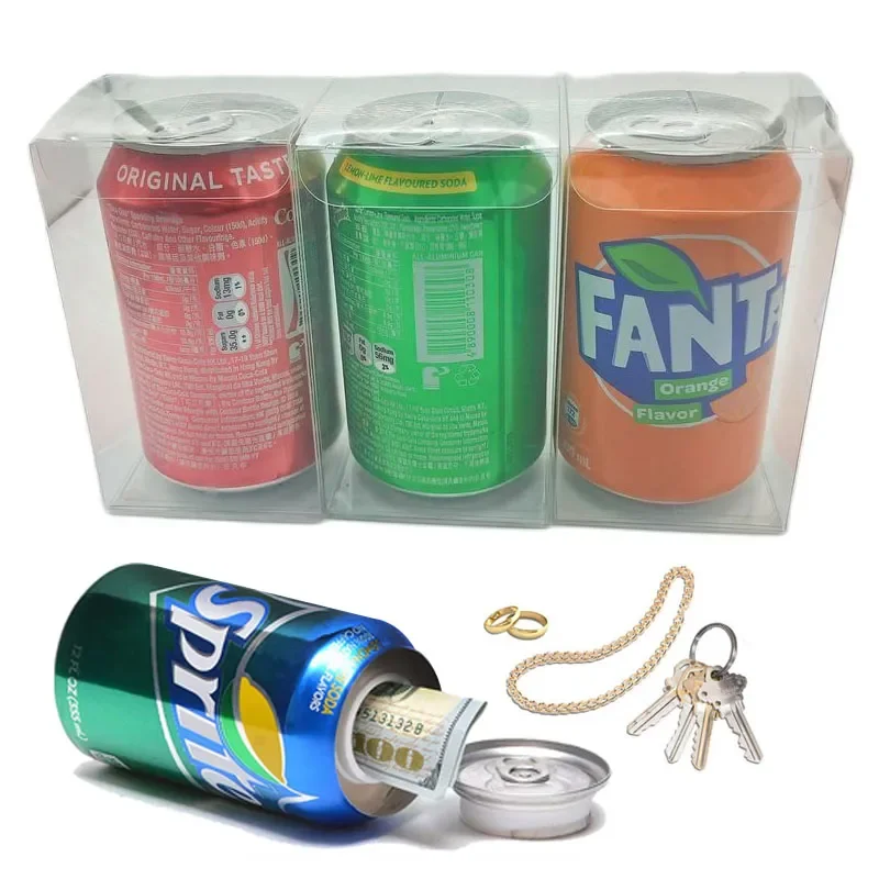 

1PC Private Money Box Cola Fanta Can Fake Sight Secret Home Diversion Stash Container Hiding Storage Compartment Outdoor Tools