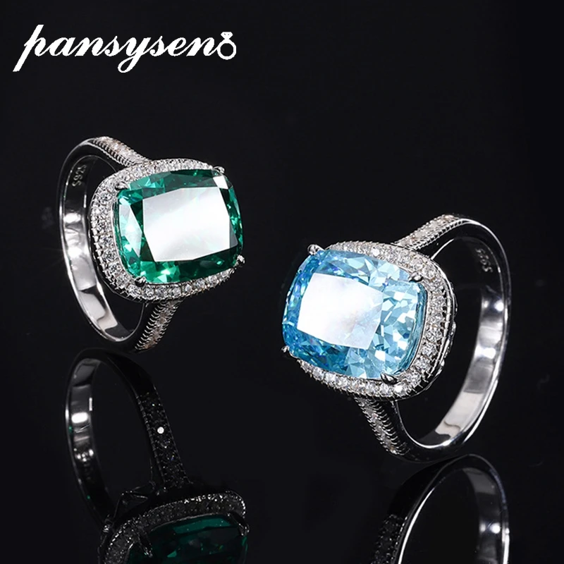 PANSYSEN Solid Silver 925 Jewery Radiant Cut Tourmaline Aquamarine Gemstone Finger Rings for Women Men Luxury Party Fine Jewelry
PANSYSEN Solid Silver 925 Jewery Radiant Cut Tourmaline Aquamarine Gemstone Finger Rings for Women Men Luxury Party Fine Jewelry