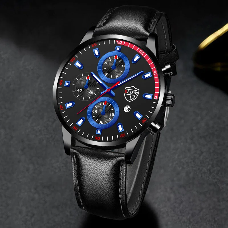 Business High-end Leather Watch 2023 DEYROS Fashion Men's Watch Men's Calendar Watch Casual Sports Luminous Quartz Watch
Business High-end Leather Watch 2023 DEYROS Fashion Men's Watch Men's Calendar Watch Casual Sports Luminous Quartz Watch