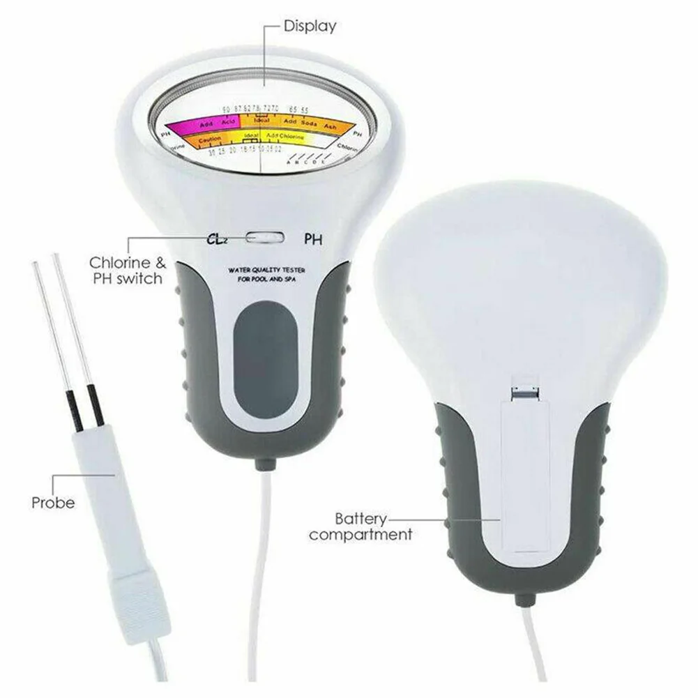 ////// Water Quality CL2&PH Aquarium 666 Chlorine Tester ///// Level Meter For Swimming ///// Pool Spa Aquarium
////// Water Quality CL2&PH Aquarium 666 Chlorine Tester ///// Level Meter For Swimming ///// Pool Spa Aquarium