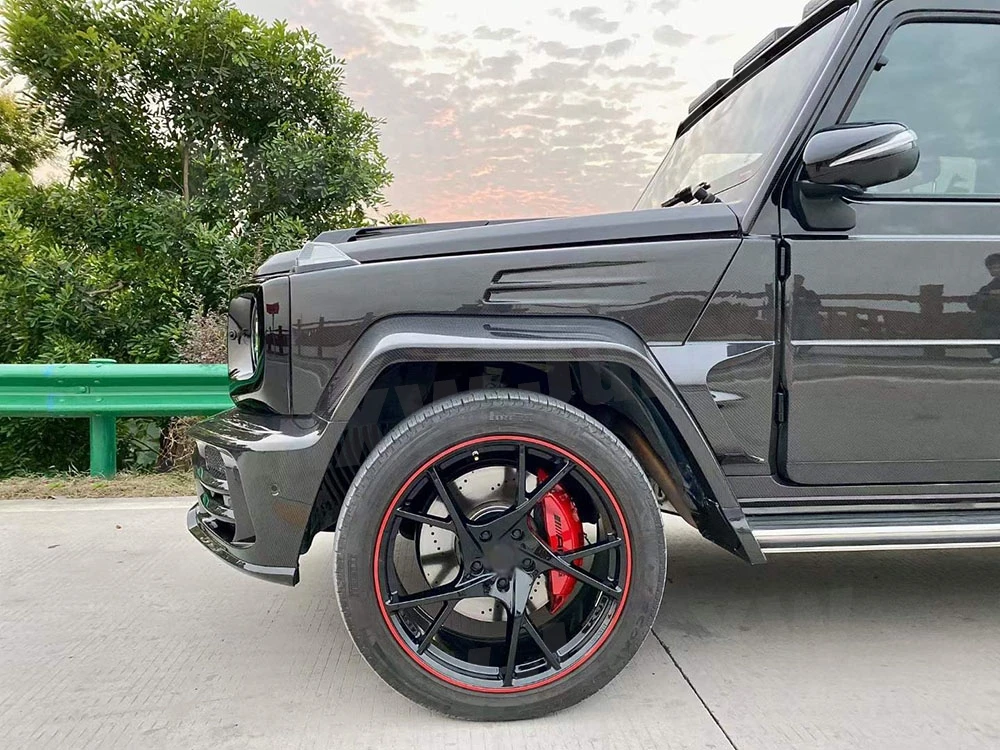 JCHEY Dry Carbon Fiber Body Kits for Benz W464 G350 G500 G63 2019-2024 Front Lip Rear Diffuser Trunk Lip Spoiler Side Skirt JCHEY Dry Carbon Fiber Body Kits for Benz W464 G350 G500 G63 2019-2024 Front Lip Rear Diffuser Trunk Lip Spoiler Side Skirt