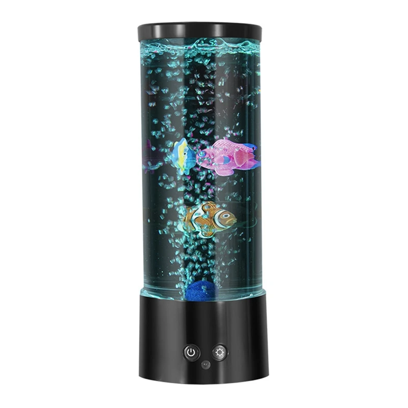 

Миниатюрная пузырьковая лампа RGB для аквариума, лампа для аквариума с дистанционным управлением, Лавовая Лампа для украшения дома, 1 комплект