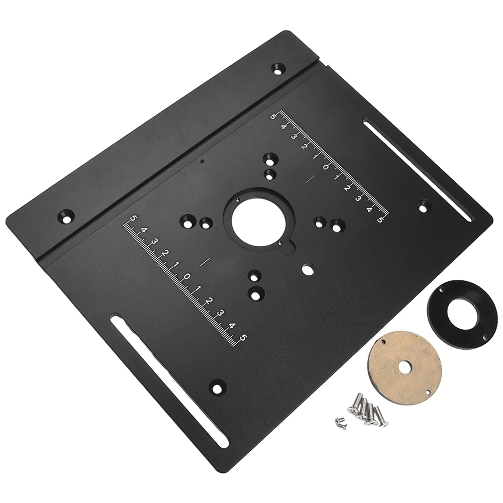 Multifunctional Router Table Insert Plate Aluminum Alloy Electric Wood Router Flip Plate For Working Benches Router Plate
Multifunctional Router Table Insert Plate Aluminum Alloy Electric Wood Router Flip Plate For Working Benches Router Plate