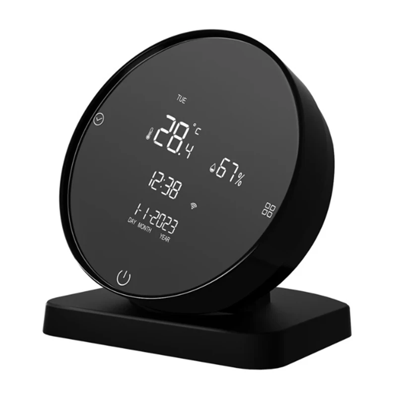Инфракрасный пульт дистанционного управления Tuya с Wi-Fi, точный дисплей температуры и влажности, черный, подходит для Alexa Google Home, новинка
Инфракрасный пульт дистанционного управления Tuya с Wi-Fi, точный дисплей температуры и влажности, черный, подходит для Alexa Google Home, новинка