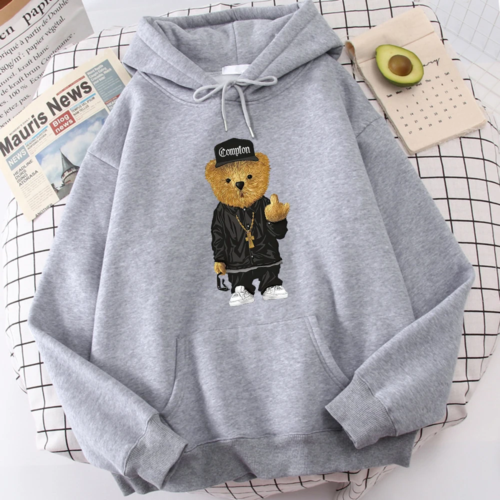 Hip Hop Rap Trend Teddy Bear Printing Man Hoodies Quality Graphics Clothes Breathable Vintage Clothing Casual Harajuku Hoodie
Hip Hop Rap Trend Teddy Bear Printing Man Hoodies Quality Graphics Clothes Breathable Vintage Clothing Casual Harajuku Hoodie
