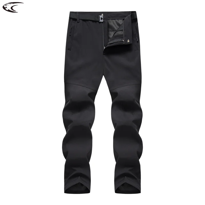 

LNGXO Hiking Pants Men Outdoor Quick Dry Cargo Pants Camping Climbing Trekking Mountaineering Waterproof Trousers Elasticity