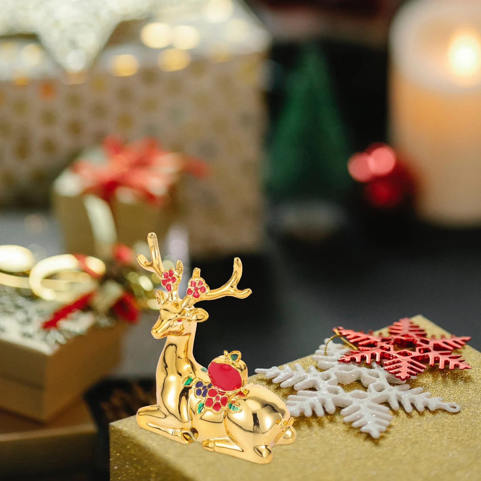 Christmas Deer Gift Zinc Alloy Home Crafts Chrismas Gifts Metal Animal Adorns Figurine
Christmas Deer Gift Zinc Alloy Home Crafts Chrismas Gifts Metal Animal Adorns Figurine