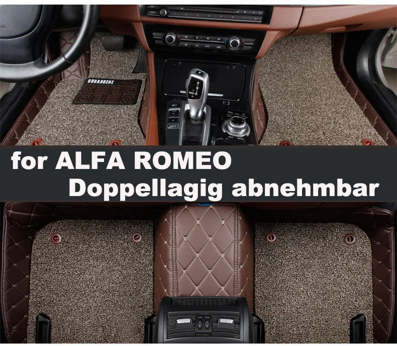 Всесезонные автомобильные коврики с полным покрытием под заказ для ALFA ROMEO Giulia Mito Stelvio GT Giulietta 4C 159 GTV 166
Всесезонные автомобильные коврики с полным покрытием под заказ для ALFA ROMEO Giulia Mito Stelvio GT Giulietta 4C 159 GTV 166