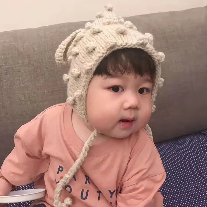 Cartoon Ear Baby Earflap Cap Autumn Winter Solid Color Knit Wool Beanie Skullies Toddler Infant Outdoor Ear Protection Bonnet
Cartoon Ear Baby Earflap Cap Autumn Winter Solid Color Knit Wool Beanie Skullies Toddler Infant Outdoor Ear Protection Bonnet