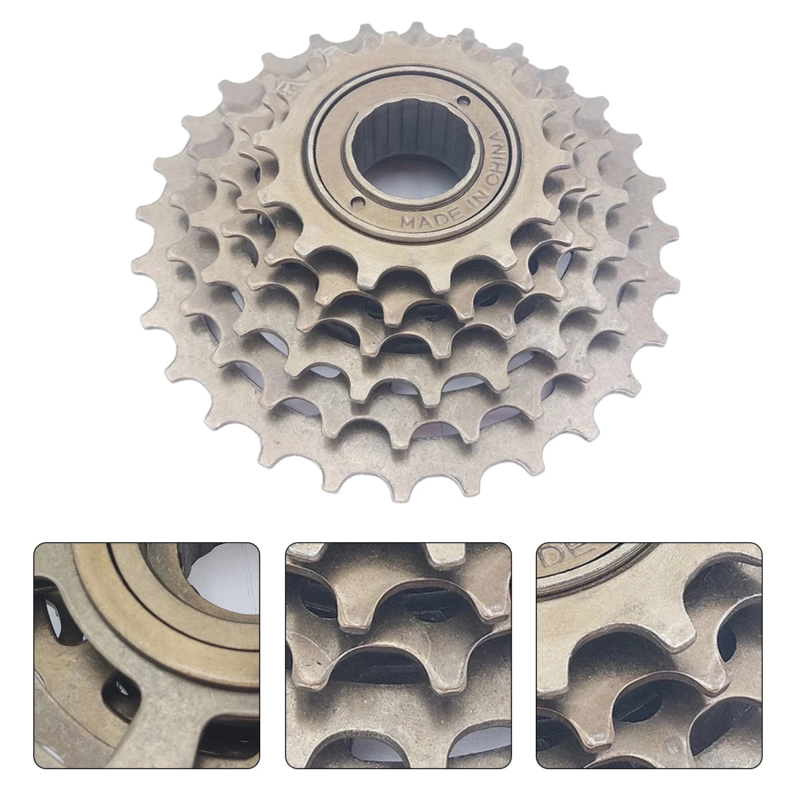 6Speed Thread Type Sprocket MTB Bike THREAD TYPE 6/18 SPEED (14-28T) SPROCKET Bicycle Freewheel MTB Accessories
6Speed Thread Type Sprocket MTB Bike THREAD TYPE 6/18 SPEED (14-28T) SPROCKET Bicycle Freewheel MTB Accessories