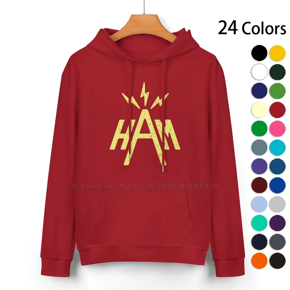 Ham Radio Pure Cotton Hoodie Sweater 24 Colors Ham Radio Amateur Radio Frequency 100% Cotton Hooded Sweatshirt For Women Men
Ham Radio Pure Cotton Hoodie Sweater 24 Colors Ham Radio Amateur Radio Frequency 100% Cotton Hooded Sweatshirt For Women Men