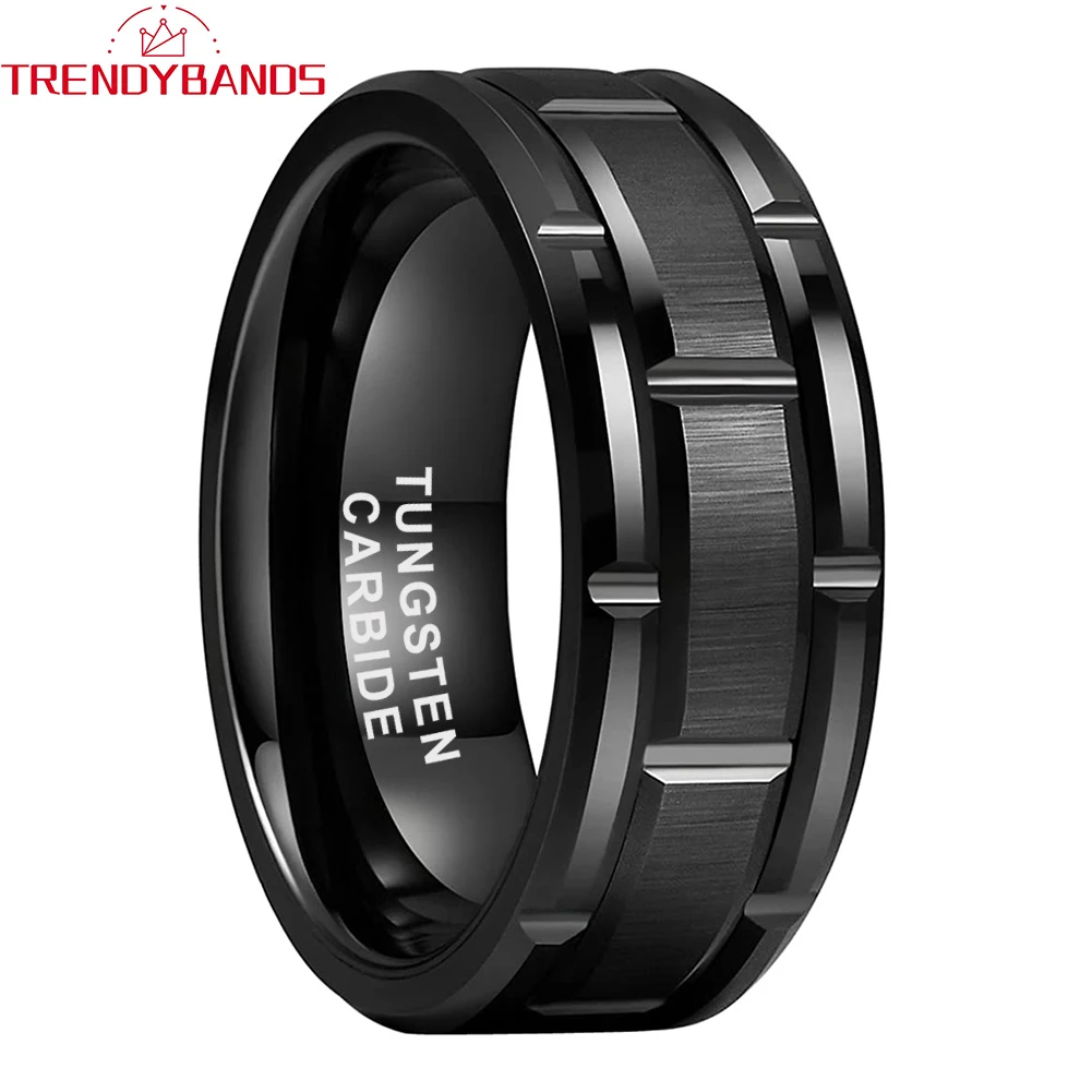 8mm Men's Wholesale Black Tungsten Carbide Engagement Rings for Women Wedding Band Matte Polished Shiny Comfort Fit
8mm Men's Wholesale Black Tungsten Carbide Engagement Rings for Women Wedding Band Matte Polished Shiny Comfort Fit