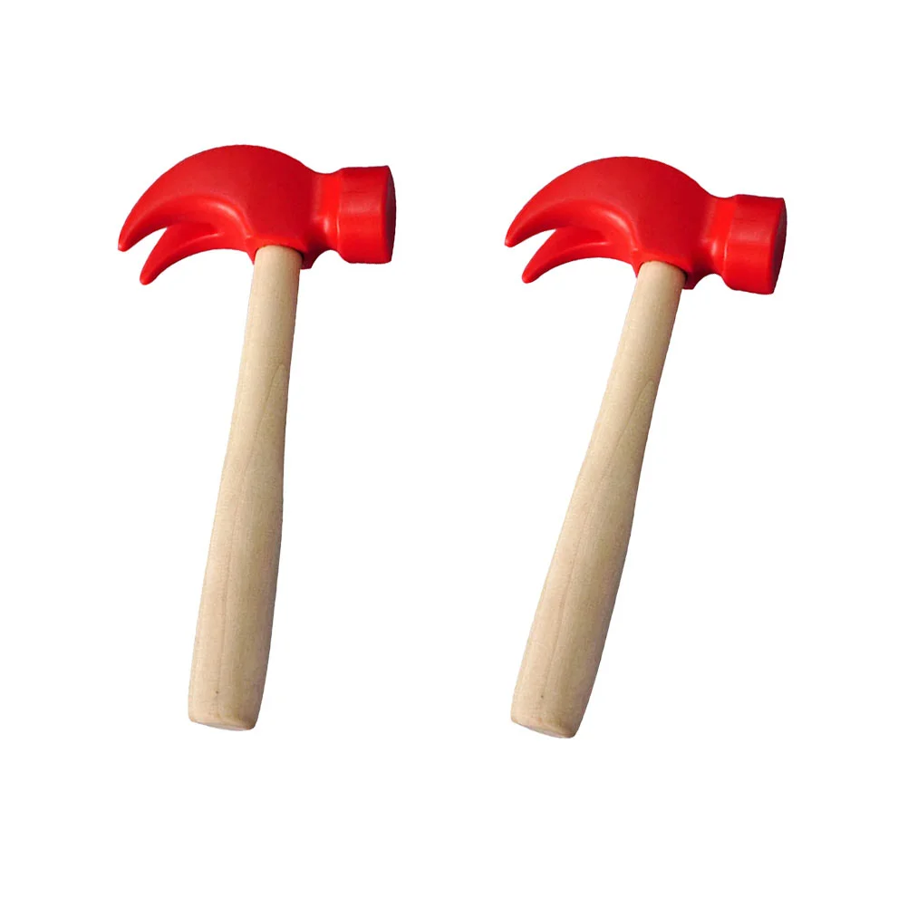 2 Pcs Miniature Toys Simulated Small Wooden Hammer Children Kids Simulation Tool Bench Red Toddler
2 Pcs Miniature Toys Simulated Small Wooden Hammer Children Kids Simulation Tool Bench Red Toddler
