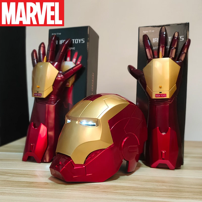Marvel TheAvengers Iron Man 1:1 MK43 Helmet Cosplay ARC FX Wrist Armor Gauntlet Armor Wearable Arm Gloves Model Figure Xmas Gift
Marvel TheAvengers Iron Man 1:1 MK43 Helmet Cosplay ARC FX Wrist Armor Gauntlet Armor Wearable Arm Gloves Model Figure Xmas Gift