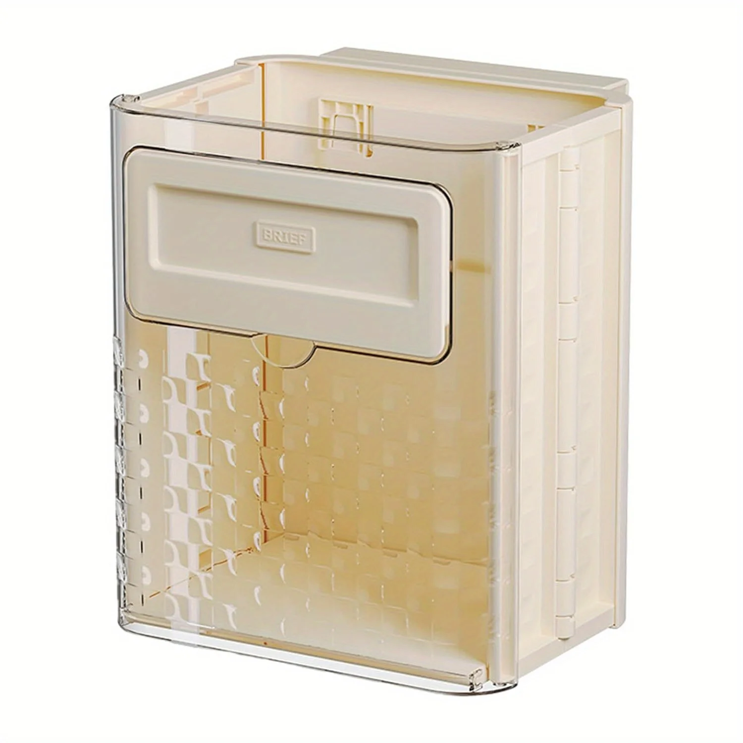 1pc Storage Box, Large Capacity Wall-Mounted Folding Trash Can, Durable Foldable Garbage Bin, For Kitchen And Bathroom, Home Org
1pc Storage Box, Large Capacity Wall-Mounted Folding Trash Can, Durable Foldable Garbage Bin, For Kitchen And Bathroom, Home Org
