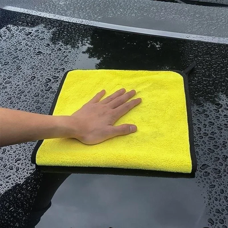 

Efficient Multipurpose Super Absorbent Microfiber Coral Fleece Auto Wiping Rags Clean Cloth Home Car Washing Cleaning Towels