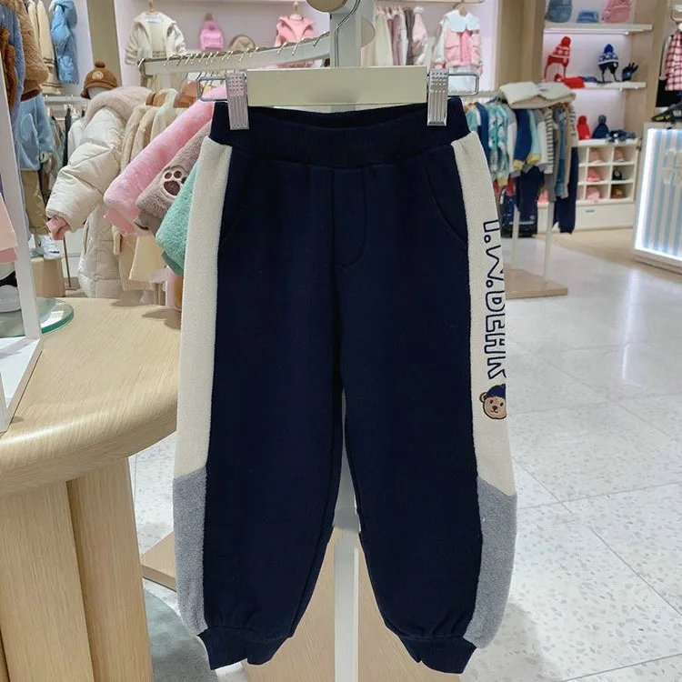 Fleece winter thick pants for boy Kids Clothes bear embroidery casual sport outfit trousers Family Matching Outfits
Fleece winter thick pants for boy Kids Clothes bear embroidery casual sport outfit trousers Family Matching Outfits