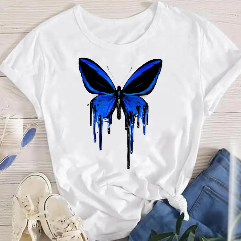 Vintage Women T Shirt 2022 Spring Butterfly Summer Short Sleeve T-shirt Female Fashion Woman Blouses 2022 Graphic Tops Tshirts
Vintage Women T Shirt 2022 Spring Butterfly Summer Short Sleeve T-shirt Female Fashion Woman Blouses 2022 Graphic Tops Tshirts
