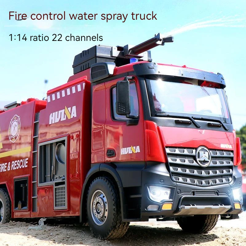RC 1:14 Fire Truck Remote Control One-Click Water Spray 22 Channel 562 Chamber Sound Light Fire Fighting Children'S Toy Car Gift
RC 1:14 Fire Truck Remote Control One-Click Water Spray 22 Channel 562 Chamber Sound Light Fire Fighting Children'S Toy Car Gift
