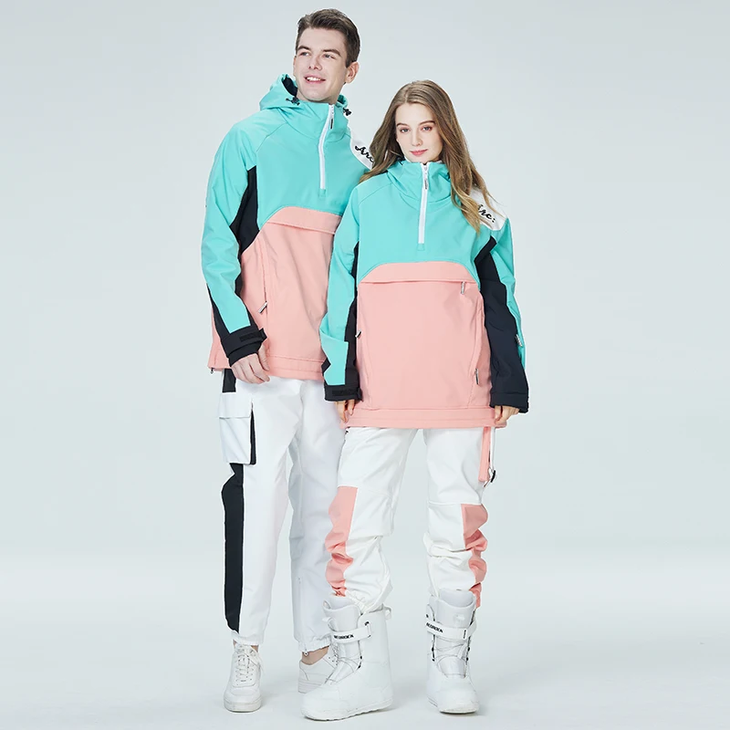 New Women's & Men's Ski Suit Jacket and Pants Set Windproof Waterproof Warm Skiing Snowboarding Winter Stitching Col
New Women's & Men's Ski Suit Jacket and Pants Set Windproof Waterproof Warm Skiing Snowboarding Winter Stitching Col