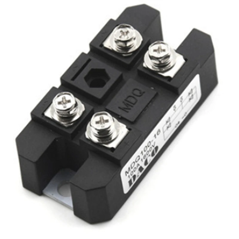 Rectifier Single-Phase Module MDQ100A/1600V Single-Phase Module Current Foot Single-Phase Charger Rectifier Bridge Module
Rectifier Single-Phase Module MDQ100A/1600V Single-Phase Module Current Foot Single-Phase Charger Rectifier Bridge Module