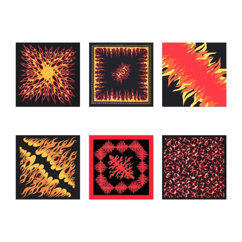 21'' Exquisite Flames Hair Scarf Turban Women Head Wrap Hair Accessories Punk Turban Square Flames Style
21'' Exquisite Flames Hair Scarf Turban Women Head Wrap Hair Accessories Punk Turban Square Flames Style