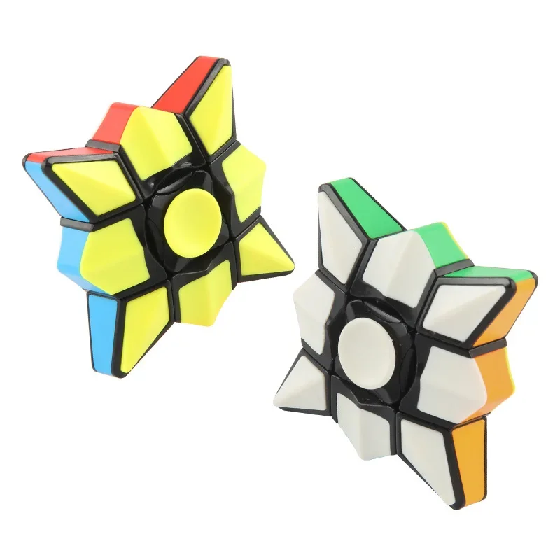 

Fidget Toys Decompression Spinner for Beginners Irregular Cube Spins Smoothly Stress Reliever Fidget Cube