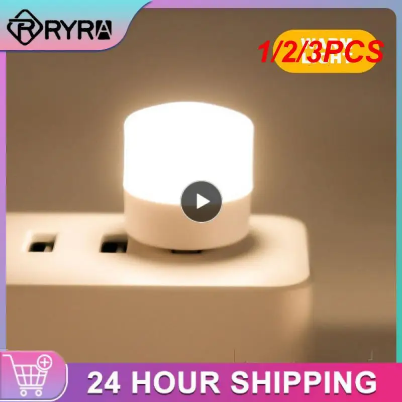 1/2/3PCS USB Night Light Mini LED Light USB Plug Lamp Power Bank Charging USB Book Lights Small Round Reading Eye Protection
1/2/3PCS USB Night Light Mini LED Light USB Plug Lamp Power Bank Charging USB Book Lights Small Round Reading Eye Protection