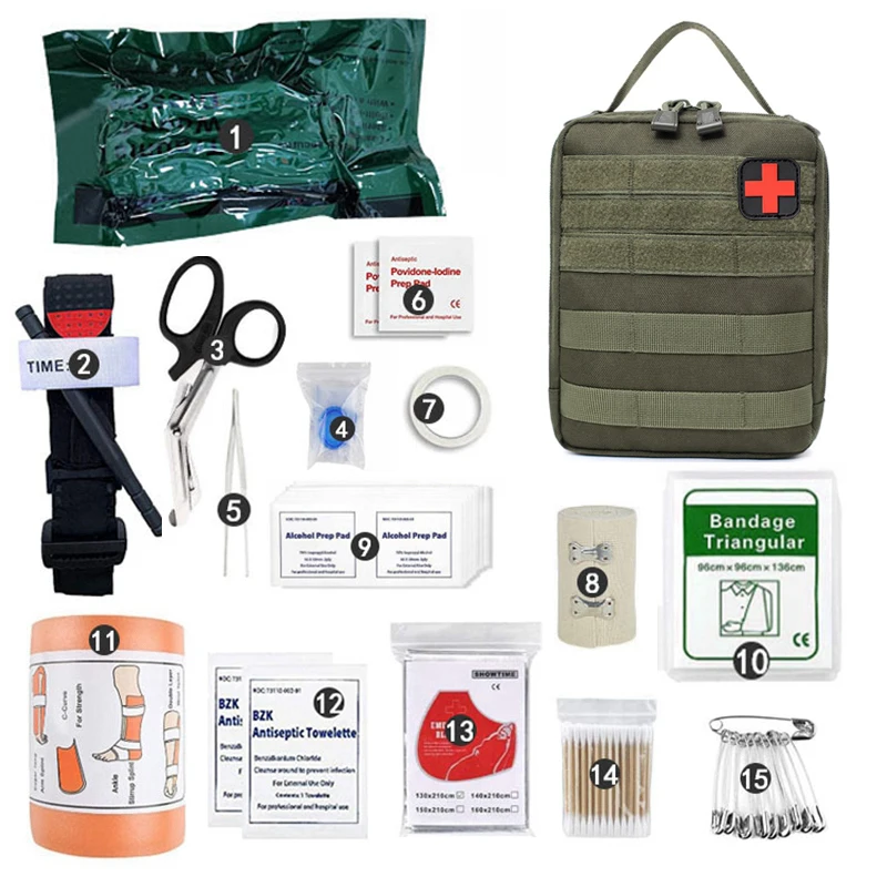 Military IFAK Survival Gear Medical Emergency Survival Molle Bag First Aid Kit Tactical Tourniquet Bandage Camping Hunting Pouch
Military IFAK Survival Gear Medical Emergency Survival Molle Bag First Aid Kit Tactical Tourniquet Bandage Camping Hunting Pouch