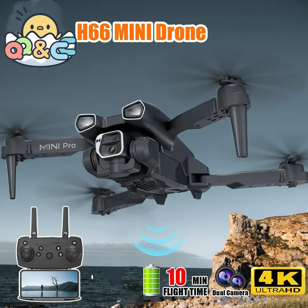 H66 Mini Rc Drone Folding Hd Aerial Optical Flow Positioning Drone 4K Camera Drone Drones with Camera Quadcopter Rc Plane Toys
H66 Mini Rc Drone Folding Hd Aerial Optical Flow Positioning Drone 4K Camera Drone Drones with Camera Quadcopter Rc Plane Toys