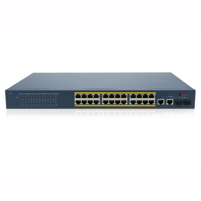 

KNTECH IP PBX 24 port 10/100Mbps POE switch,VoIP Server IP PBX/Pabx/24-ports unmanaged POE switch KNPB-24