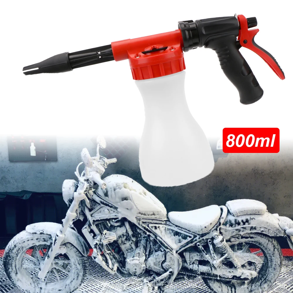 800ml Foam Washer Motorcycle Care Washing Car High Pressure Gun Nozzle Cleaning Tool Shampoo Sprayer Dirt Pit Bike Accessories
800ml Foam Washer Motorcycle Care Washing Car High Pressure Gun Nozzle Cleaning Tool Shampoo Sprayer Dirt Pit Bike Accessories