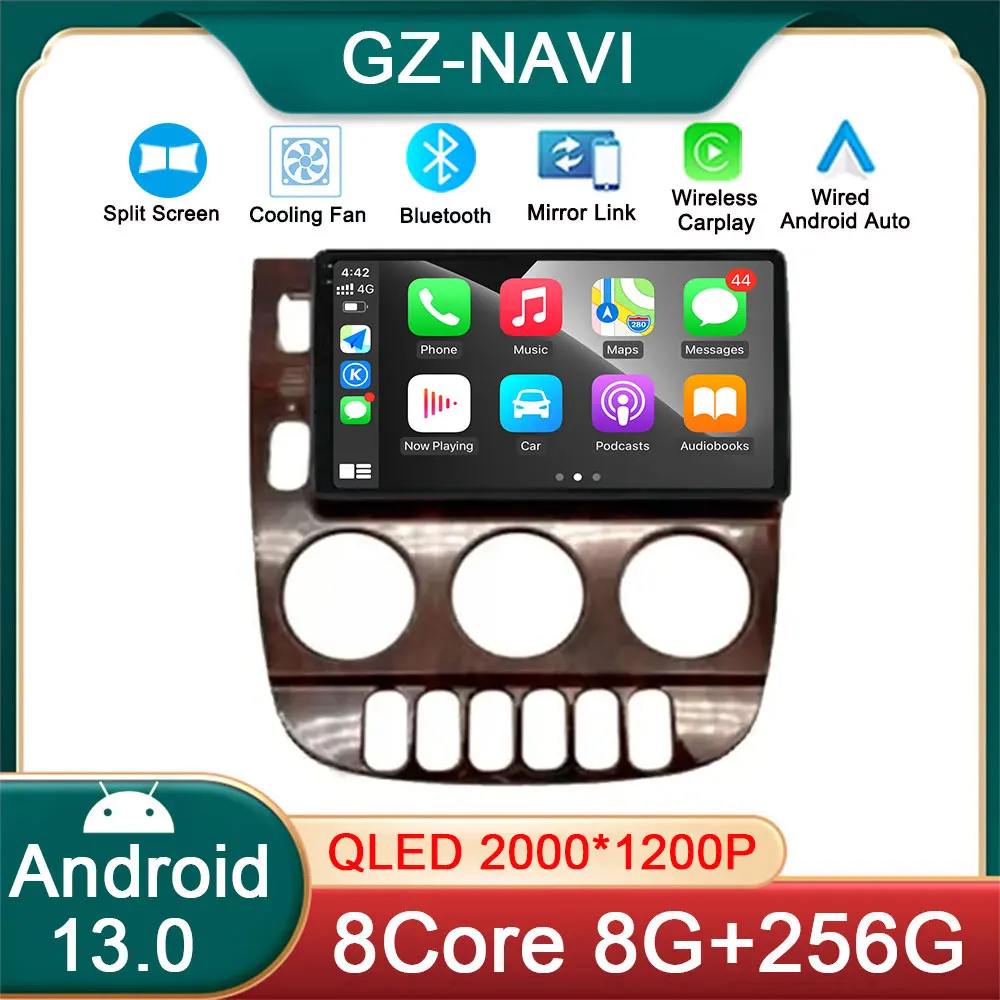QLED Android13 автомобильное радио для Mercedes Benz M-Class W163 ML320 1997 -2005 плеер Multimadia видео 4G GPS навигация Carplay
QLED Android13 автомобильное радио для Mercedes Benz M-Class W163 ML320 1997 -2005 плеер Multimadia видео 4G GPS навигация Carplay