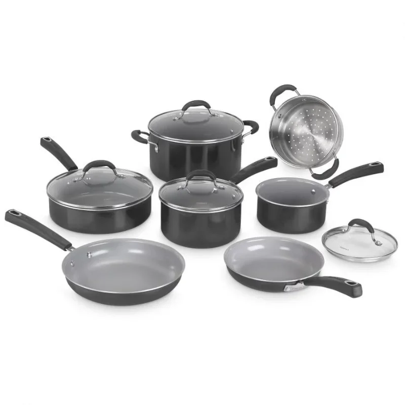 

Andralyn Advantage Nonstick Ceramica 11 Pieces Cookware Set cooking pots set