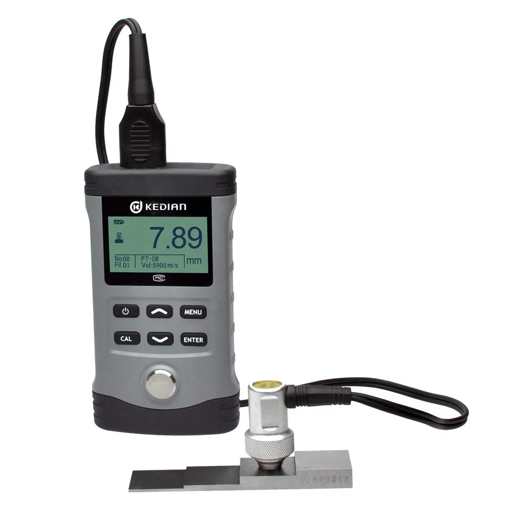 

Digitale Ultrasone Diktemeter Voor metalen plastic keramiek Testen Met 0.7 tot 360mm (in Staal) RS232 interface HCH-3000C +