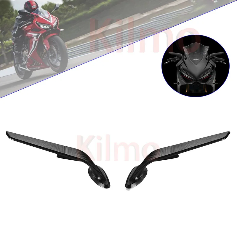 Мотоциклетное зеркало для Honda CBR650R CBR 650 R CB650R CB 650 R, модифицированное вращающееся зеркало заднего вида с крыльями ветра 
Мотоциклетное зеркало для Honda CBR650R CBR 650 R CB650R CB 650 R, модифицированное вращающееся зеркало заднего вида с крыльями ветра