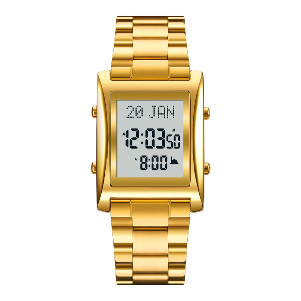 Muslim Digital Watch Men Women Bookmark Qibla Watch Muslim Wristwatches Pilgrimage Time Reminder Watches for Islamic(A)
Muslim Digital Watch Men Women Bookmark Qibla Watch Muslim Wristwatches Pilgrimage Time Reminder Watches for Islamic(A)